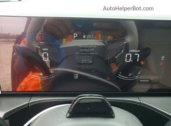5NMP24GL7SH093487 2025 HYUNDAI SANTA Black ხელსაწყოთა პანელის ხედი
