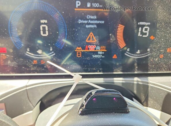 5NMP24GL8RH004472 2024 HYUNDAI SANTA Серебряный Вид щитка приборов