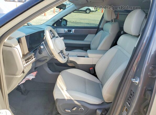 5NMP24GLXRH004182 2024 HYUNDAI SANTA Gray Вид салону спереду