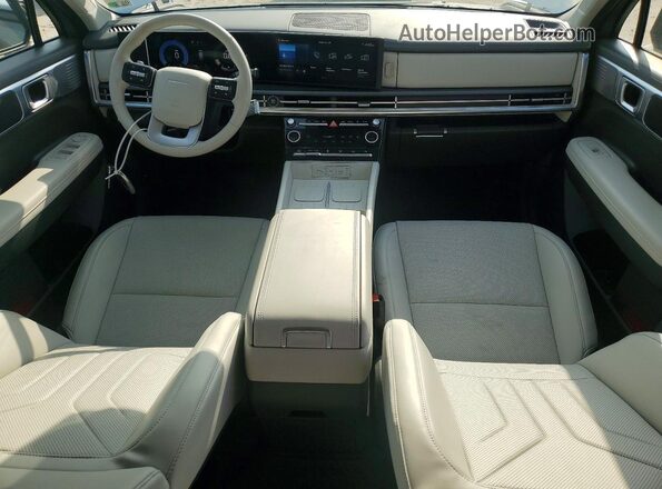 5NMP24GLXSH100660 2025 HYUNDAI SANTA Silver წინა პანელის ხედი