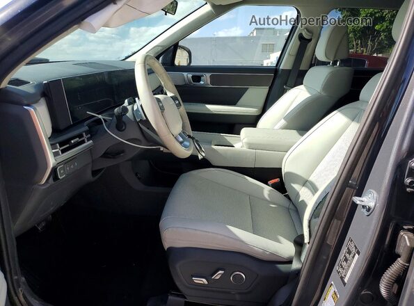 5NMP24GLXSH145856 2025 HYUNDAI SANTA Gray Front interior view