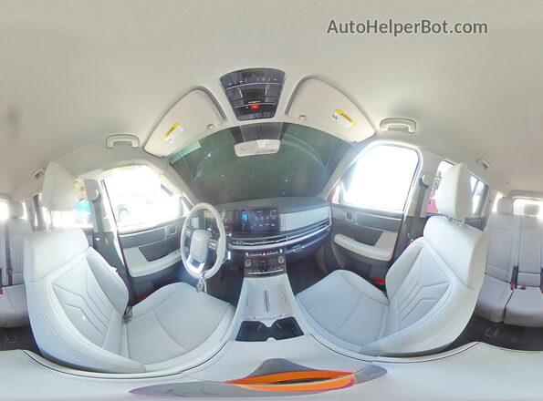 5NMP24GLXSH145856 2025 HYUNDAI SANTA Gray 360 interior view
