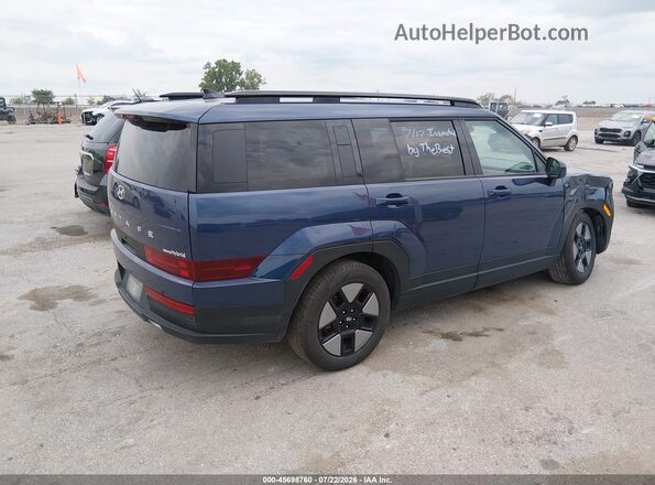 5NMP2DG10SH068123 2025 HYUNDAI SANTA FE HYBRID Blue Rear right