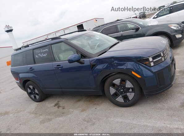 5NMP2DG10SH068123 2025 HYUNDAI SANTA FE HYBRID Blue Rear interior view
