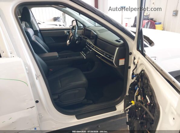 5NMP2DG11RH001489 2024 HYUNDAI SANTA FE HYBRID White წინა სალონის ხედი
