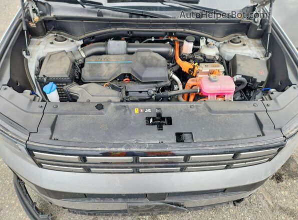 5NMP2DG13RH007858 2024 HYUNDAI SANTA Silver ძრავის განყოფილების ხედი