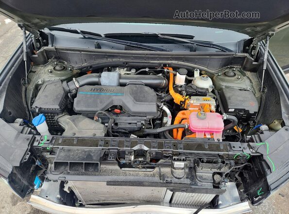 5NMP2DG13RH008783 2024 HYUNDAI SANTA Green ძრავის განყოფილების ხედი