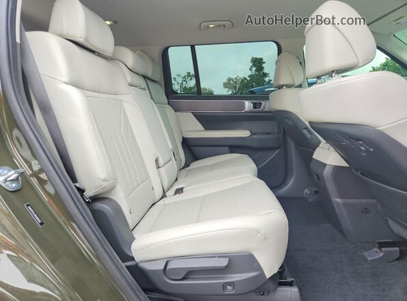 5NMP2DG13RH008783 2024 HYUNDAI SANTA Green უკანა სალონის ხედი