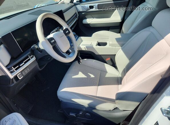 5NMP2DG14SH060655 2025 HYUNDAI SANTA White Vista interior delantera