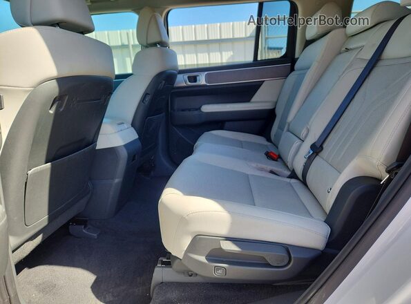 5NMP2DG14SH060655 2025 HYUNDAI SANTA White Vista interior trasera