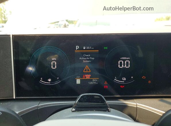 5NMP2DG17TH077564 2026 HYUNDAI SANTA Gray Вид щитка приладів