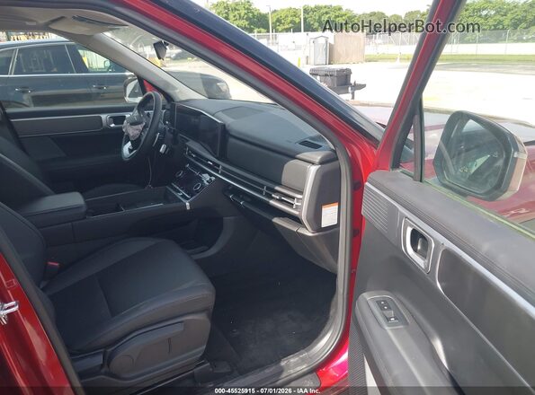 5NMP2DG18RH003854 2024 HYUNDAI SANTA FE HYBRID Red Vista interior delantera
