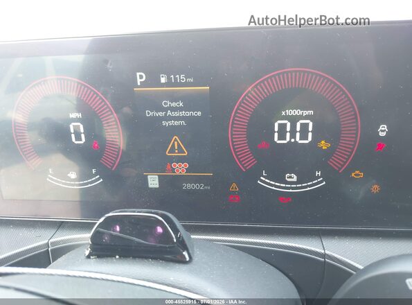 5NMP2DG18RH003854 2024 HYUNDAI SANTA FE HYBRID Red Vista de los asientos traseros