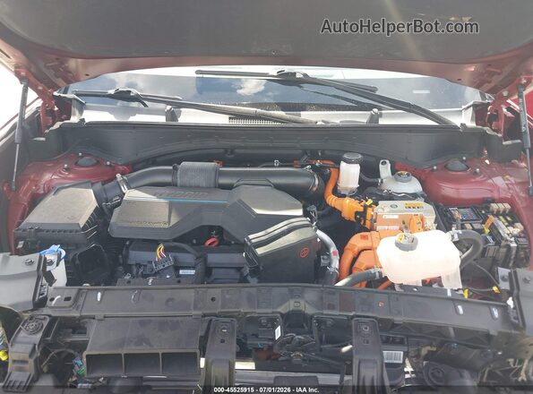 5NMP2DG18RH003854 2024 HYUNDAI SANTA FE HYBRID Red Vista trasera