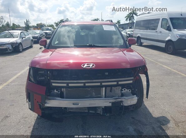 5NMP2DG18RH003854 2024 HYUNDAI SANTA FE HYBRID Red Vista del cuadro de instrumentos