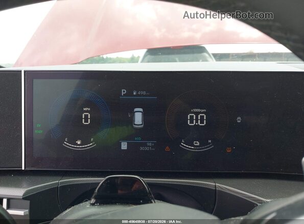 5NMP2DG19SH049098 2025 HYUNDAI SANTA FE HYBRID Red Հետևի նստատեղերի տեսք