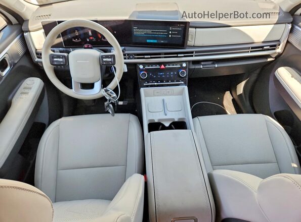 5NMP2DGL0SH114308 2025 HYUNDAI SANTA White Dashboard view