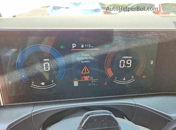 5NMP2DGL0SH114308 2025 HYUNDAI SANTA White Instrument cluster view