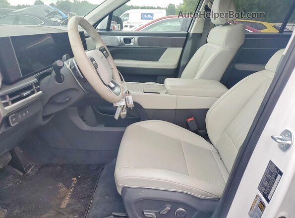 5NMP2DGL0SH114308 2025 HYUNDAI SANTA White Front interior view