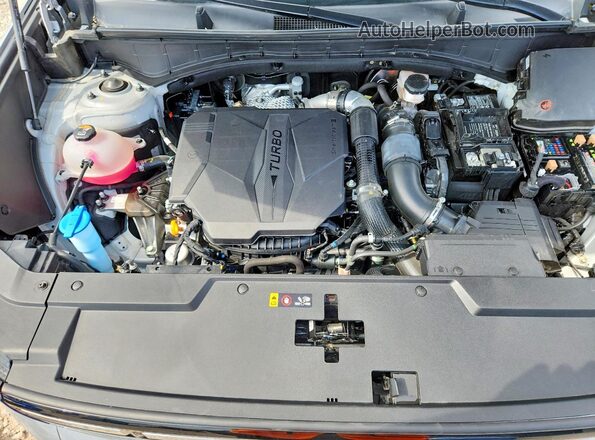 5NMP2DGL0SH130914 2025 HYUNDAI SANTA Silver Вид підкапотного простору