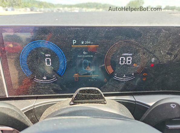 5NMP2DGL1SH072201 2025 HYUNDAI SANTA Blue ხელსაწყოთა პანელის ხედი