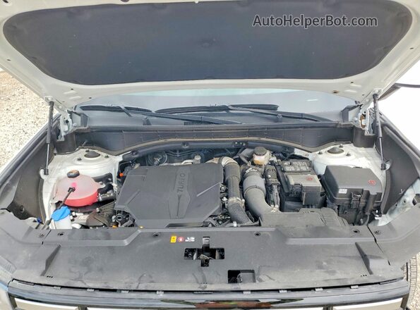 5NMP2DGL3SH099996 2025 HYUNDAI SANTA White Vista del compartimento del motor