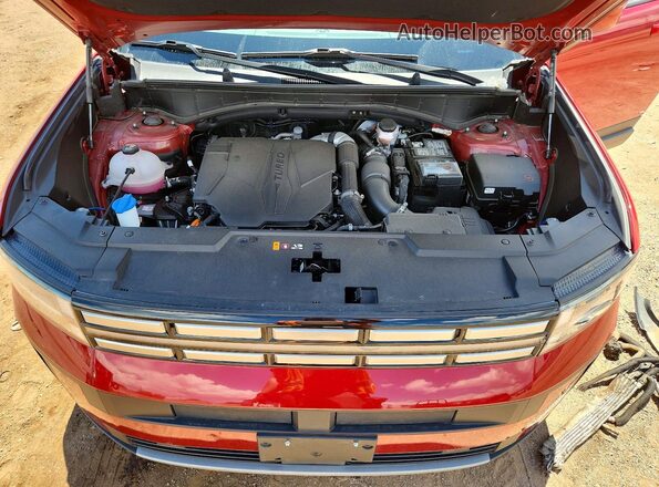 5NMP2DGL5RH027658 2024 HYUNDAI SANTA Red ძრავის განყოფილების ხედი