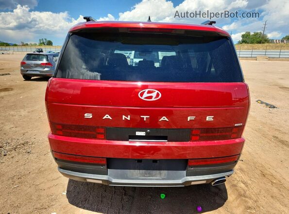 5NMP2DGL5RH027658 2024 HYUNDAI SANTA Red უკანა ხედი