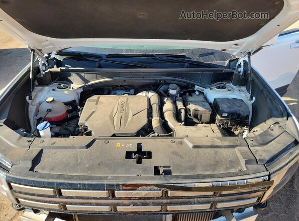 5NMP2DGL6RH027216 2024 HYUNDAI SANTA White Սալոնի հետևի տեսք