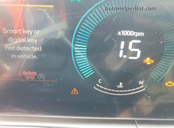 5NMP2DGL7SH070999 2025 HYUNDAI SANTA Silver Вид щитка приладів