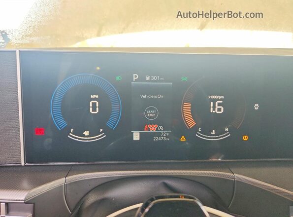 5NMP2DGL7SH110921 2025 HYUNDAI SANTA Зеленый Вид щитка приборов