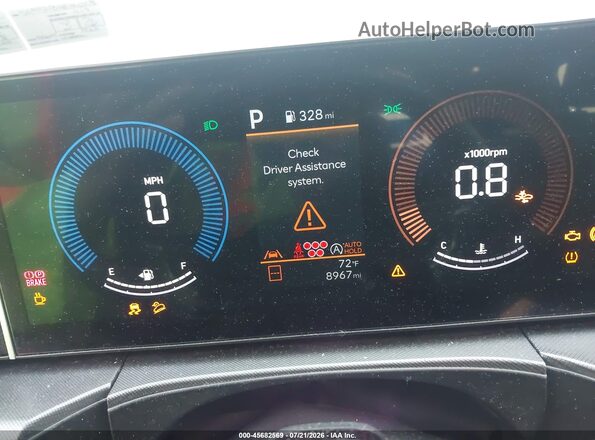 5NMP2DGL8SH142373 2025 HYUNDAI SANTA FE Gray Vista de los asientos traseros