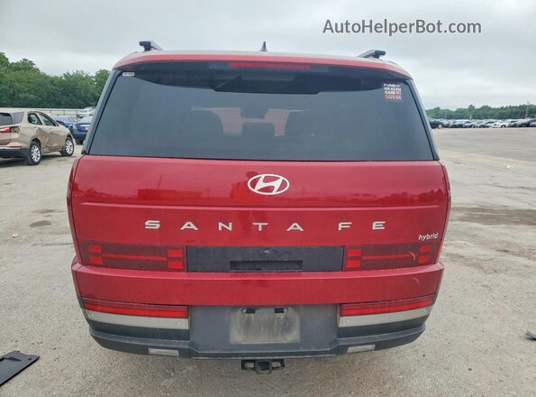 5NMP34G13RH001393 2024 HYUNDAI SANTA Red Հետևի տեսք