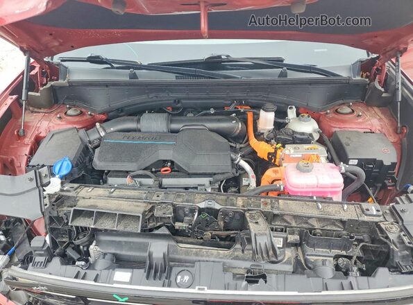 5NMP34G13RH001393 2024 HYUNDAI SANTA Red Շարժիչի բաժամունքի տեսք