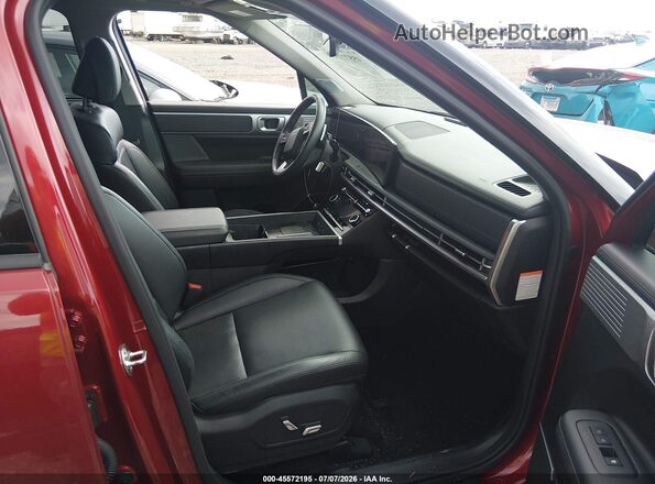 5NMP34G15RH002061 2024 HYUNDAI SANTA FE HYBRID Black Widok wnętrza z przodu