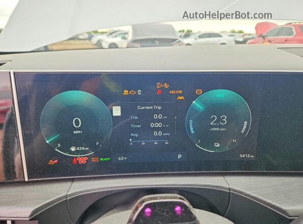 5NMP3DG13SH064242 2025 HYUNDAI SANTA Silver Вид щитка приладів