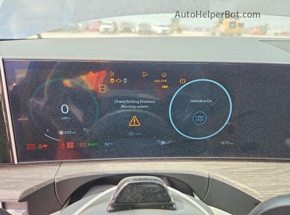 5NMP3DG14TH098062 2026 HYUNDAI SANTA Синий Вид щитка приборов