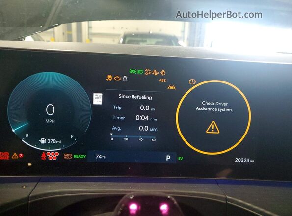 5NMP3DG16RH005888 2024 HYUNDAI SANTA Black Widok zestawu wskaźników