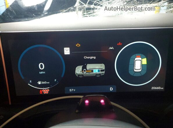 5NMP3DG19SH021640 2025 HYUNDAI SANTA Black ხელსაწყოთა პანელის ხედი