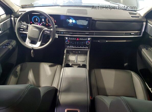 5NMP3DGL2SH093667 2025 HYUNDAI SANTA Gray Widok deski rozdzielczej