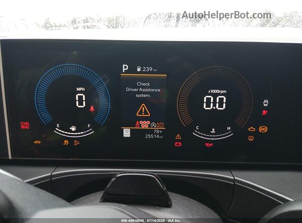 5NMP3DGL3SH113425 2025 HYUNDAI SANTA FE Brown უკანა სავარძლების ხედი