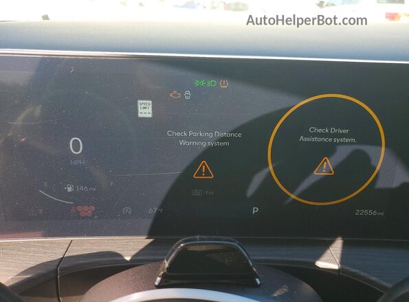 5NMP44GL3RH044887 2024 HYUNDAI SANTA White Instrument cluster view