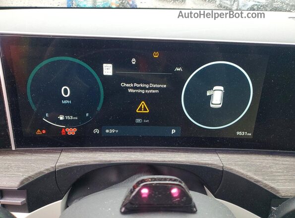 5NMP4DGL2RH065732 2024 HYUNDAI SANTA Silver Вид щитка приладів