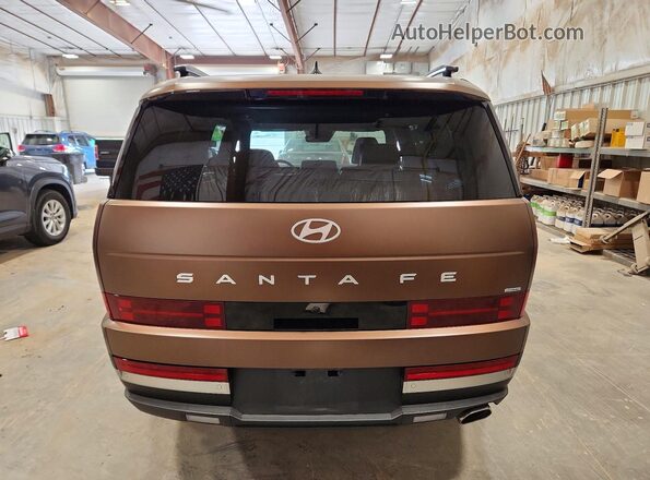5NMP4DGL8RH017491 2024 HYUNDAI SANTA Brown Vista trasera