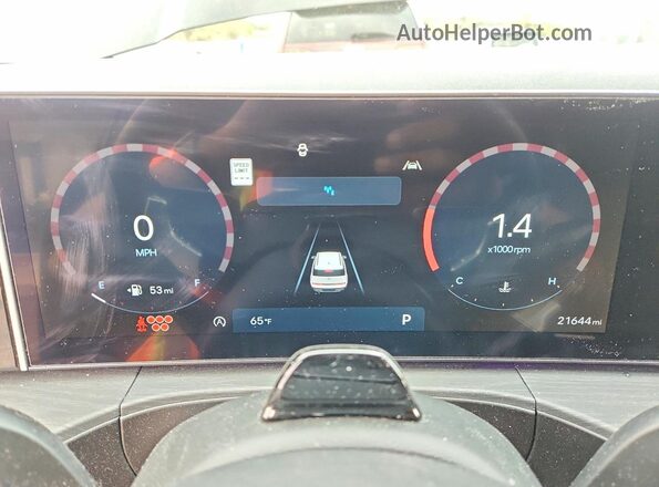 5NMP4DGL8RH042441 2024 HYUNDAI SANTA Black Instrument cluster view