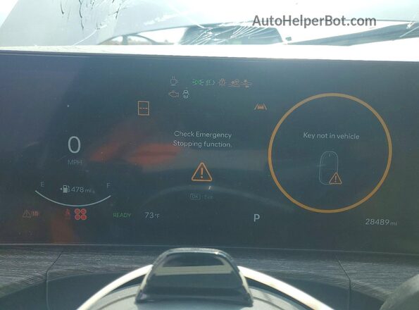 5NMP54G10SH037106 2025 HYUNDAI SANTA Silver Սարքավորումների վահանակի տեսք