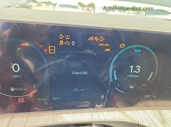 5NMP54G10SH056450 2025 HYUNDAI SANTA Gray Սարքավորումների վահանակի տեսք
