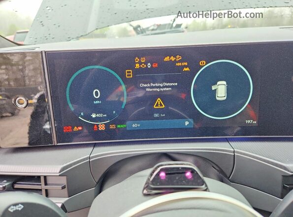 5NMP54G16TH105961 2026 HYUNDAI SANTA Black Instrument cluster view