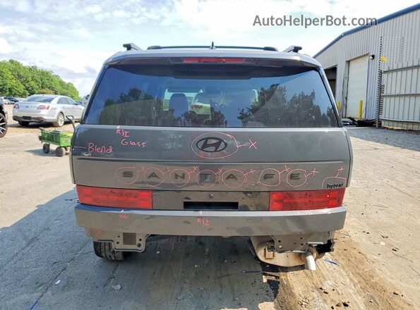 5NMP54G19SH042031 2025 HYUNDAI SANTA Gray Вид ззаду
