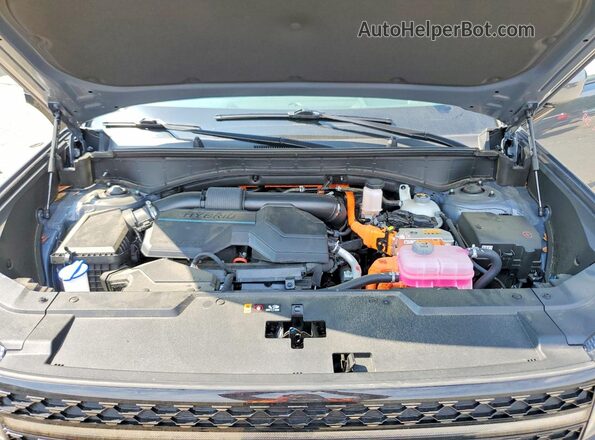 5NMP54G19SH042031 2025 HYUNDAI SANTA Gray Вид підкапотного простору